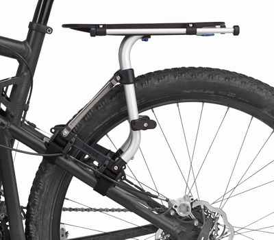 Fahrradregal Fahrradträger vorne Mountainbike Packtaschen Gepäck Ersatzteile 