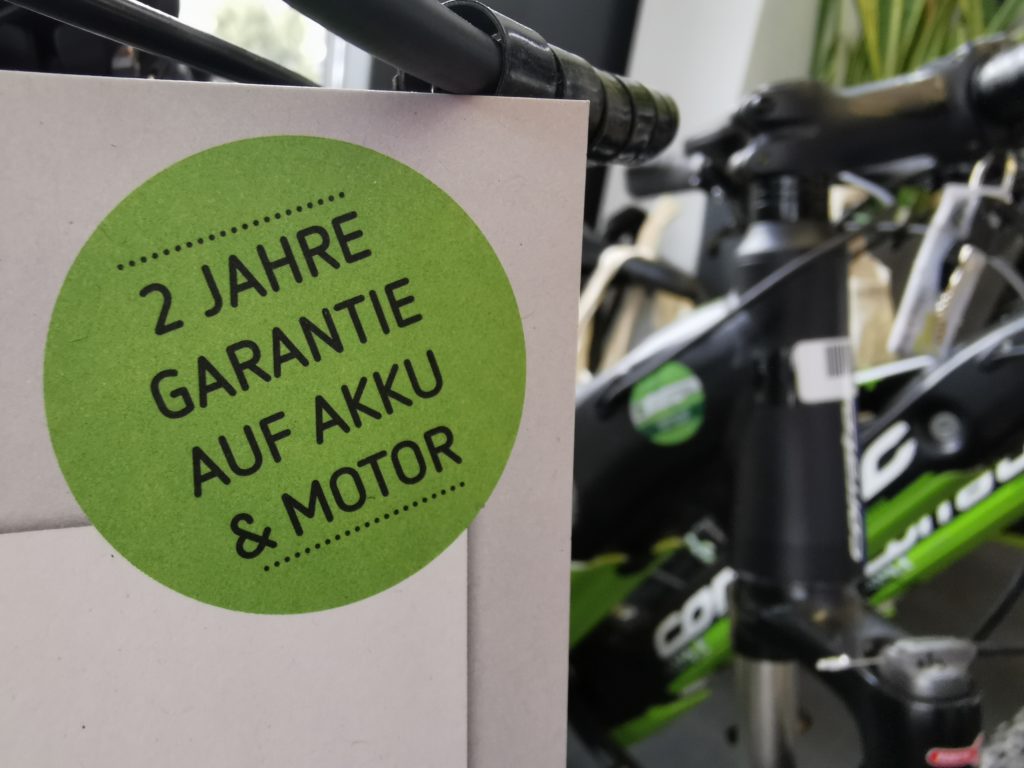 E-Bike kaufen mit Garantie